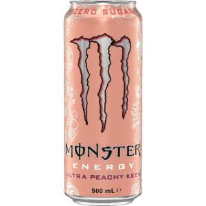 MONSTER – ULTRA PEACHY KEEN – ORANGE – 500MLS – 24PK
