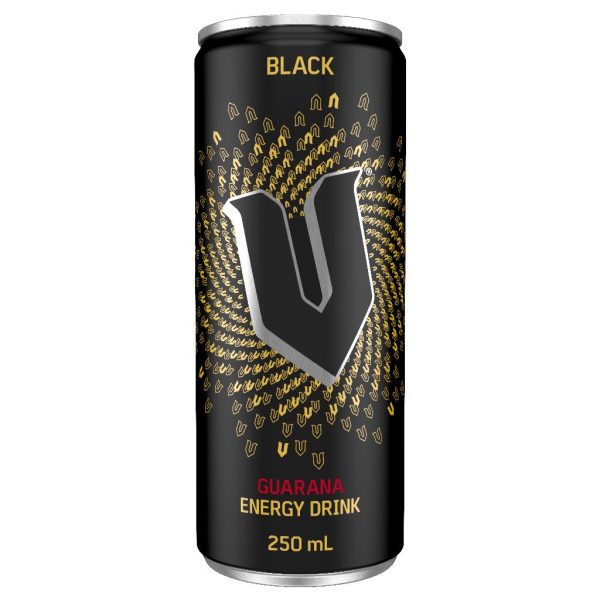 V – 250MLS – BLACK – CANS – 24PK