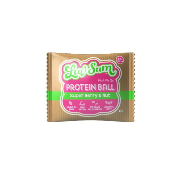 LUV SUM – SINGLE – PEANUT BUTTER BERRY NUT – PROTEIN – 40GMS – 12PK