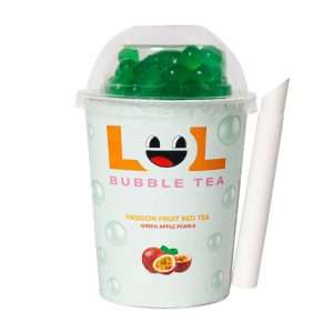 LOL BUBBLE TEA – PASSIONFRUIT – 275MLS CUP – 12PK