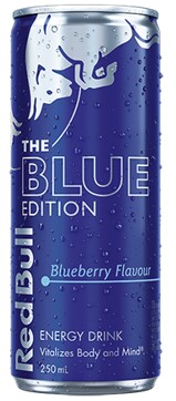 RED BULL – BLUEBERRY – 250MLS CANS – 1 X 12PK