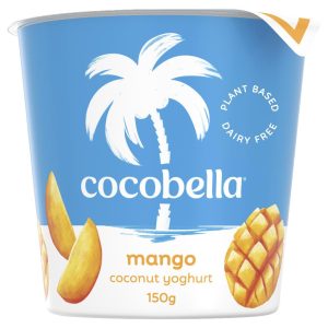 COCOBELLA – 150GMS – MANGO – COCONUT YOGHURT – 8 X 150GMS – TUBS