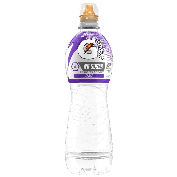 GATORADE – G-ACTIVE – GRAPE – 600MLS – 12PK