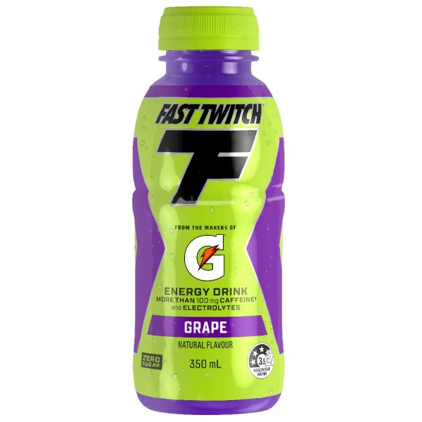 GATORADE – FAST TWITCH – GRAPE – 350MLS – 12PK