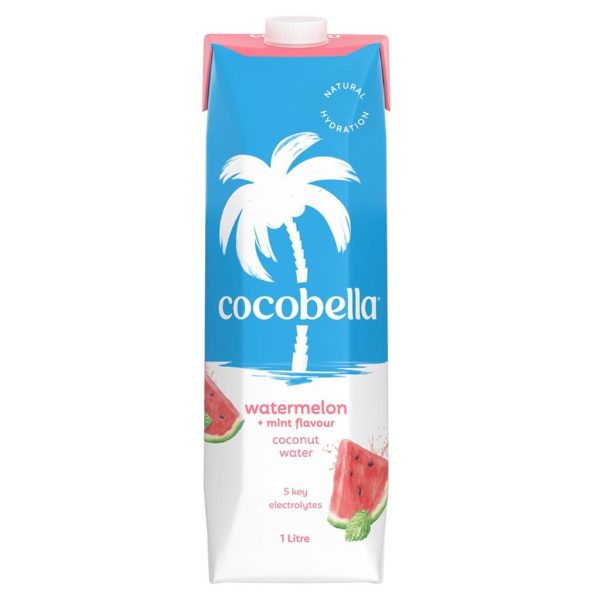 COCOBELLA – WATERMELON – 1LTS – COCONUT WATER – 1 X 6PK