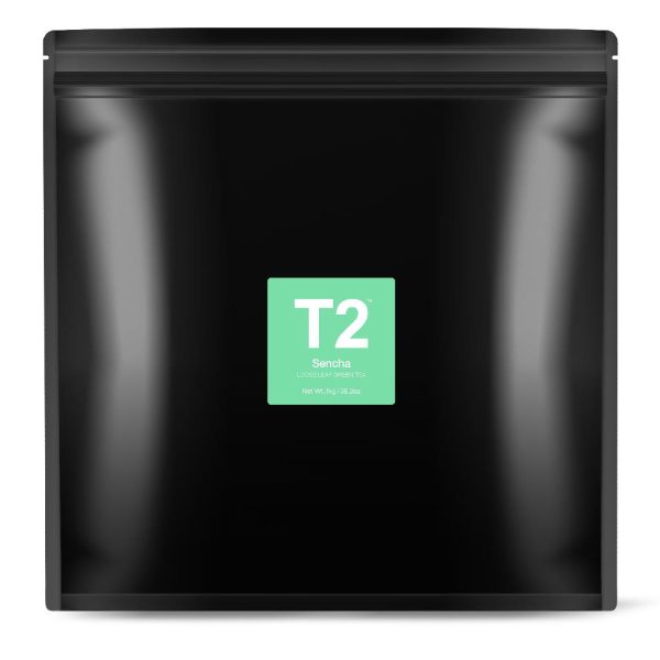 T2 – 1KG FOIL – SENCHA GREEN TEA – LOOSE LEAF