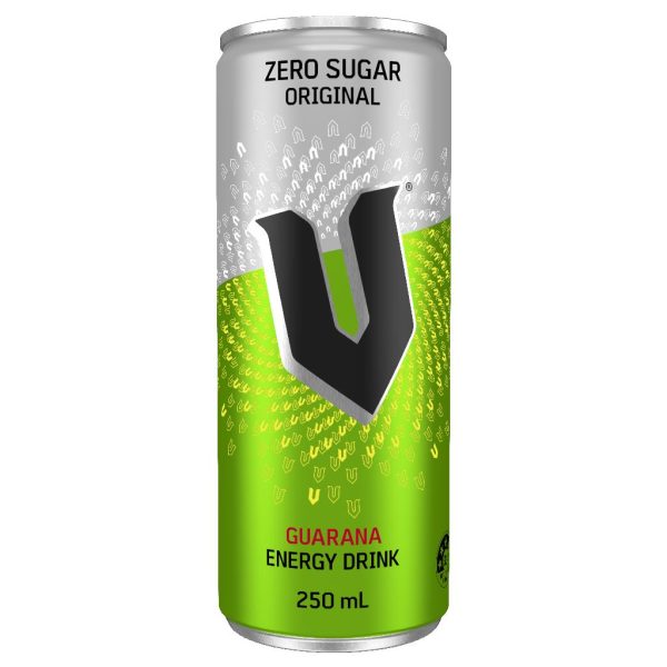 V – 250MLS – ZERO SUGAR – CANS – 24PK