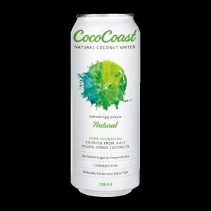 COCOCOAST – 500MLS – NATURAL – COCONUT WATER – 12PK – CANS