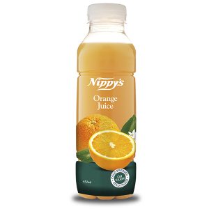 NIPPY’S – ORANGE JUICE – COLD PRESSED – 450MLS – 12PK