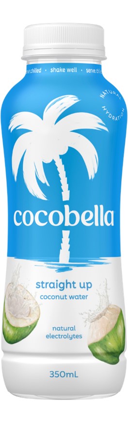 COCOBELLA – 350MLS – STRAIGHT UP – COCONUT WATER – 12PK