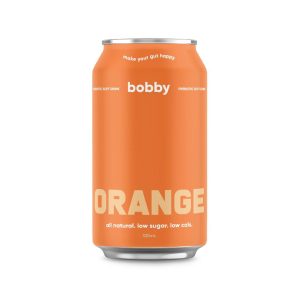 BOBBY – ORANGE – PREBIOTIC – SOFT DRINK – 330MLS – 16PK