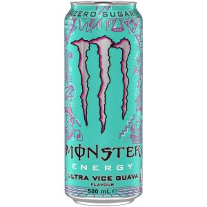 MONSTER – ULTRA VICE GUAVA – ZERO SUGAR – 500MLS – 24PK