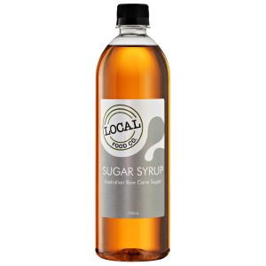 LOCAL FOOD CO – RAW SUGAR – SYRUPS – 1 X 750MLS