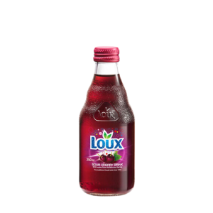 LOUX – SOUR CHERRY – GREEK SOFT DRINK – 4X6PK – 250ML