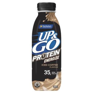 UP & GO – ENERGISE – ICED COFFEE – 500MLS PLASTIC – 12PK