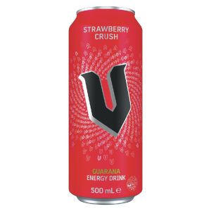 V – 500MLS – STRAWBERRY CRUSH – CAN – 12PK