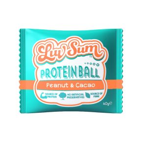 LUV SUM – SINGLE – PEANUT & CACAO – PROTEIN – 40GMS – 12PK