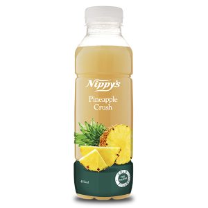 NIPPY’S – PINEAPPLE JUICE – COLD PRESSED – 450MLS – 12PK