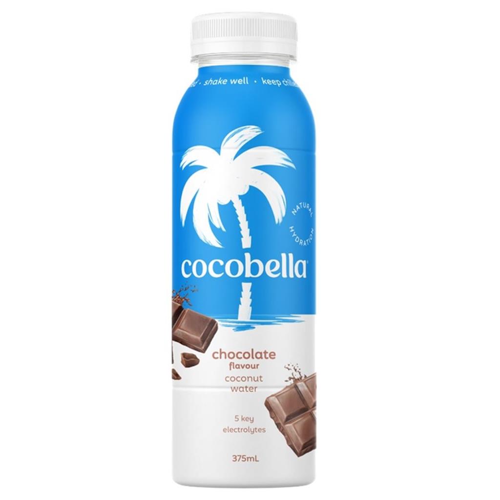 COCOBELLA – 400MLS – CHOCOLATE – 2 X 6PK – COCONUT WATER – 12PK