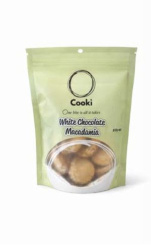 MINI BITES – WHITE CHOC MACADAMIA – 100G – 24PK