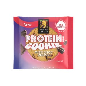 BYRON BAY – PROTEIN PLUS – SINGLE – MILK CHOC CHUNK – 1 X 12PK