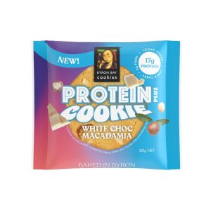 BYRON BAY – PROTEIN PLUS – SINGLE – WHITE CHOC MACADAMIA – 1 X 12PK