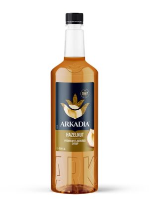 ARKADIA – HAZELNUT SYRUP – 1 X 1L BOTTLE