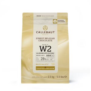 CALLEBAUT – 1 X 2.5 KG – WHITE CHOCOLATE – CALLETS 28%