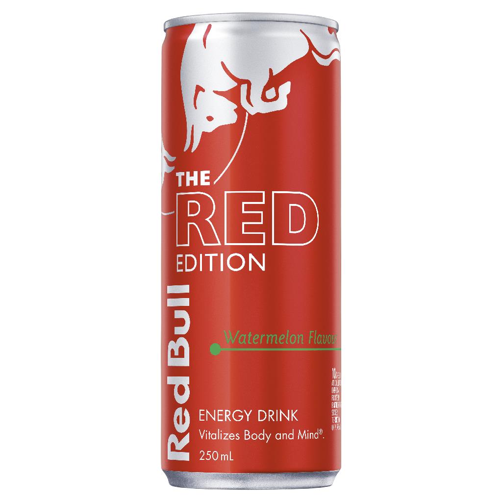 ERB06FW RED BULL – RED EDITION – WATERMELON – 250MLS CANS – 1 X 12PK