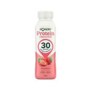 ROKEBY – 1 X 12PK – STRAWBERRY – PROTEIN SMOOTHIE – 425MLS – 12PK