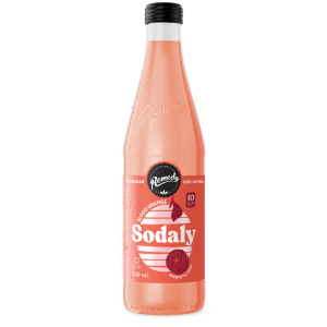 SODALY – BLOOD ORANGE – NO SUGAR – 330MLS – 8PK