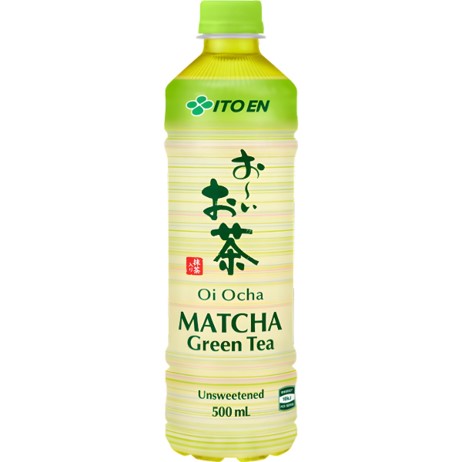 OI OCHA – JAPANESE MATCHA & GREEN TEA – 500ML – 12PK