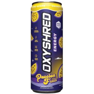 OXYSHRED – PASSIONFRUIT – ENERGY – 355ML – 12PK