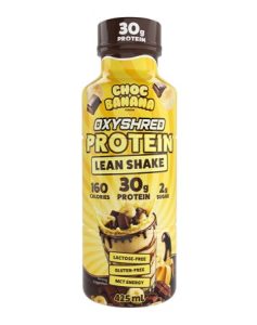 OXYSHRED – CHOC BANANA – PROTEIN LEAN SHAKE – 425ML – 12PK